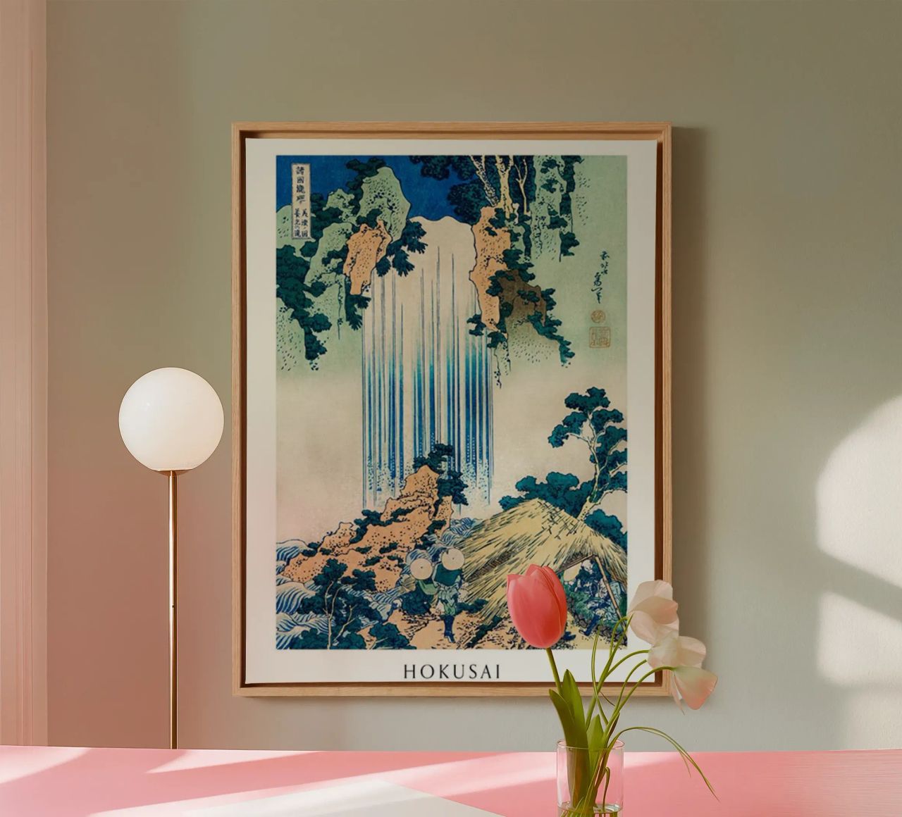 Hokusai Great Falls View toile de ungker store