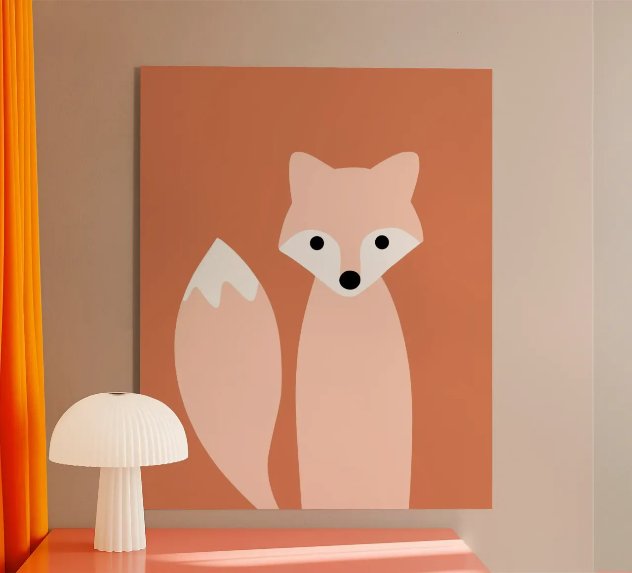 Kindergartentier - Fuchs Acryl-Glas von Little Dean