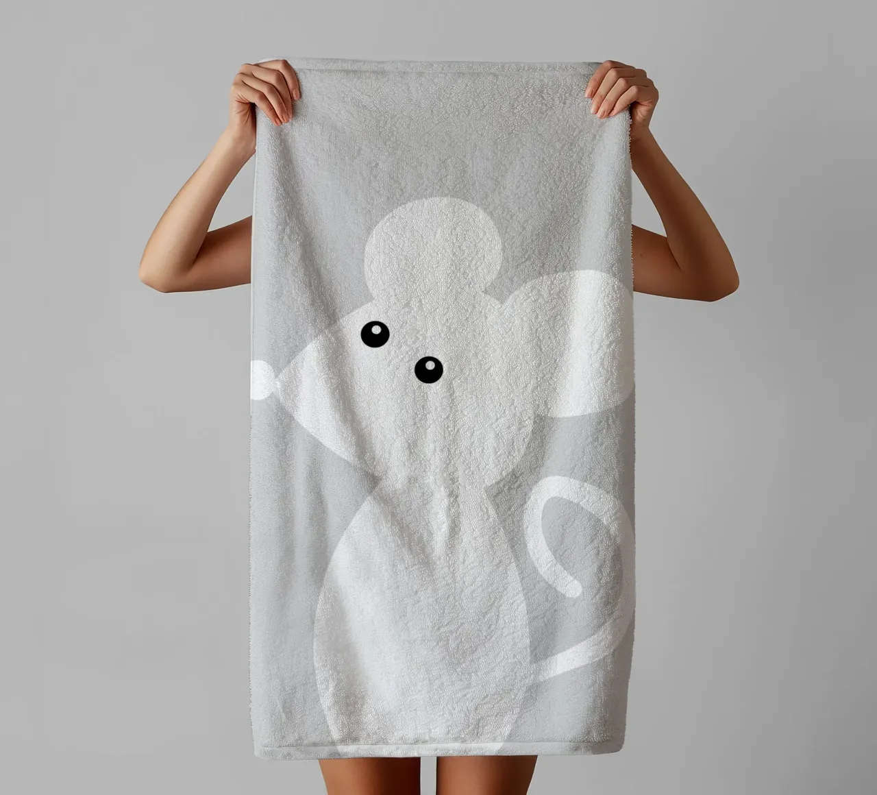 Animale della nursery - topo asciugamano da bagno da Little Dean