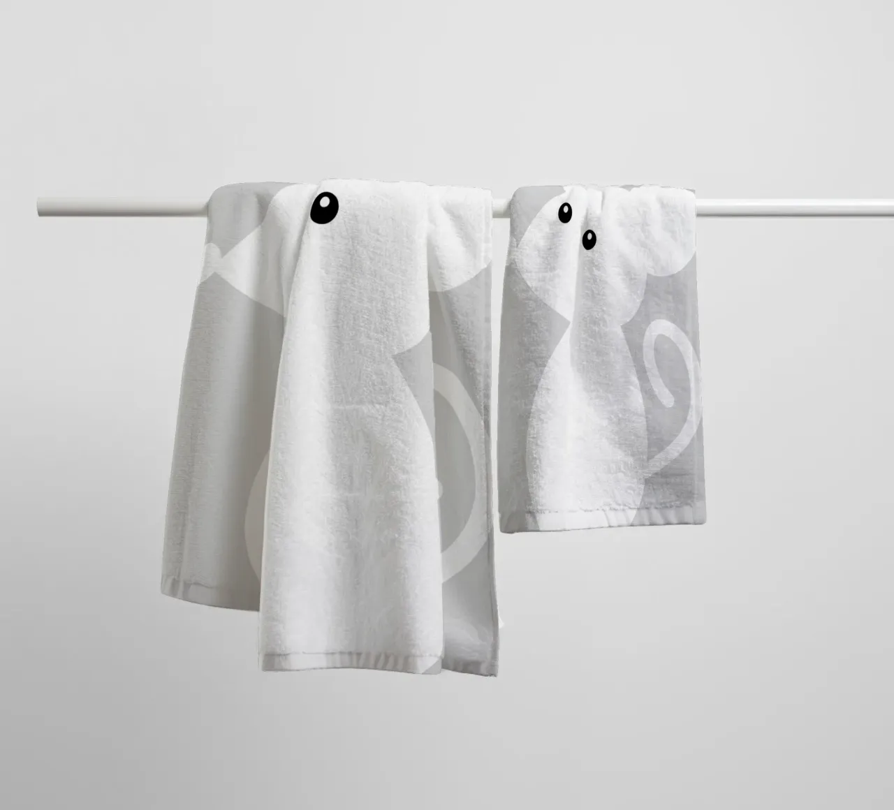 Animale della nursery - topo asciugamano da bagno da Little Dean