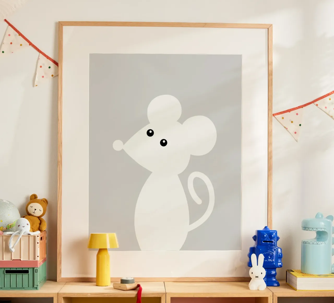 Animale della nursery - topo carta hahnemühle da Little Dean