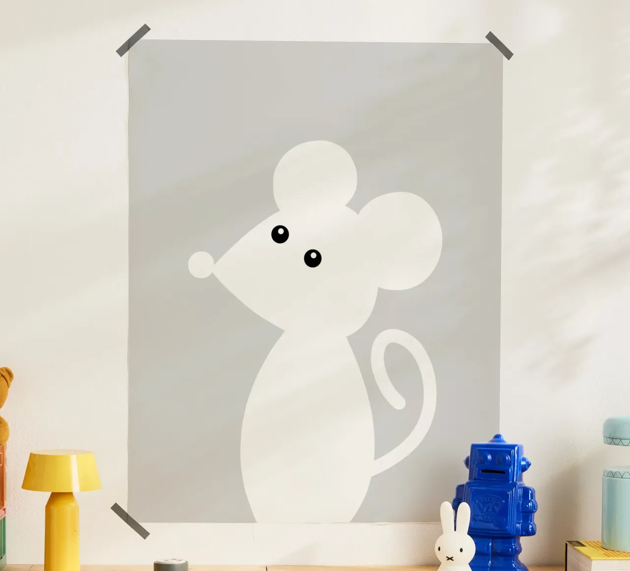 Animale della nursery - topo carta hahnemühle da Little Dean