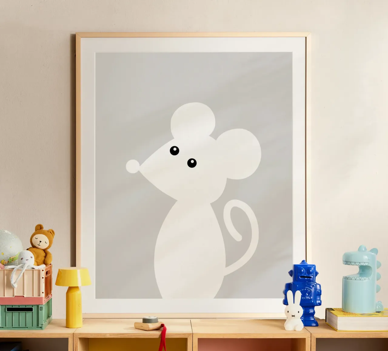 Animale della nursery - topo carta hahnemühle da Little Dean