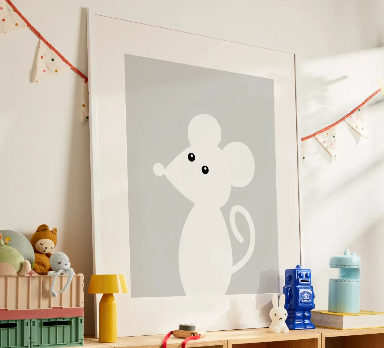 Animale della nursery - topo carta hahnemühle da Little Dean