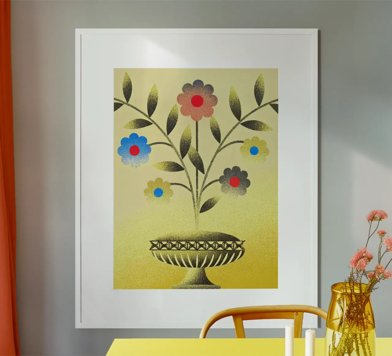 Vase à fleurs poster de SOUL SHOP