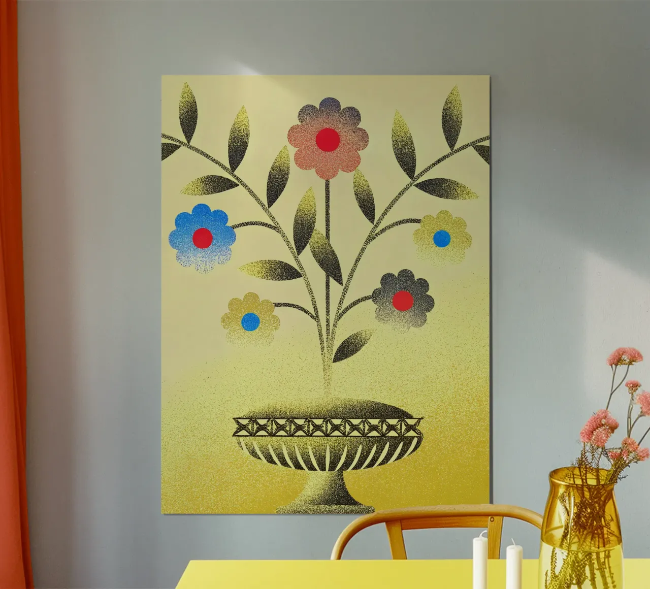 Vase à fleurs poster de SOUL SHOP