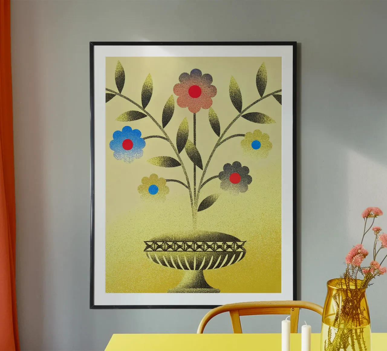 Vase à fleurs poster de SOUL SHOP