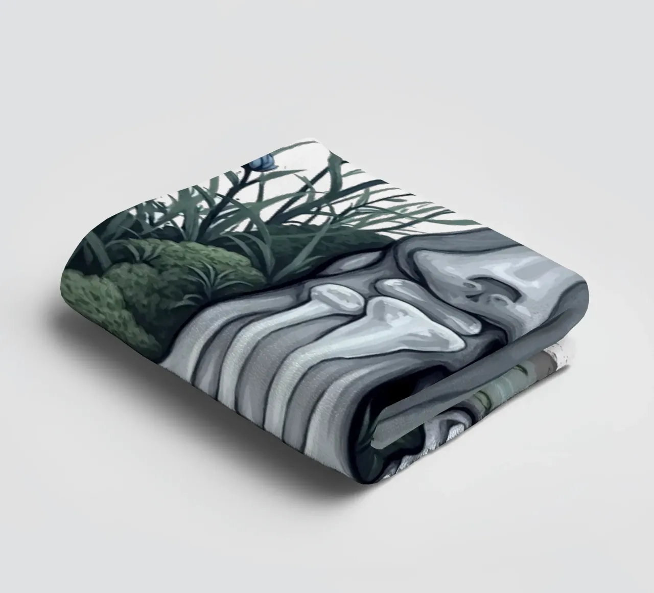 She Stayed towel by Dustlight Atelier