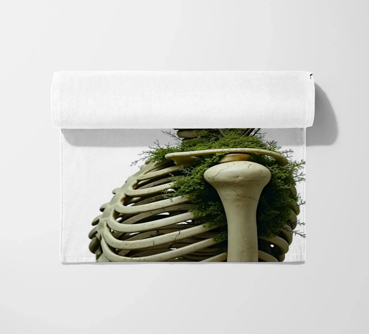 She Grew Anyway beach towel by Dustlight Atelier