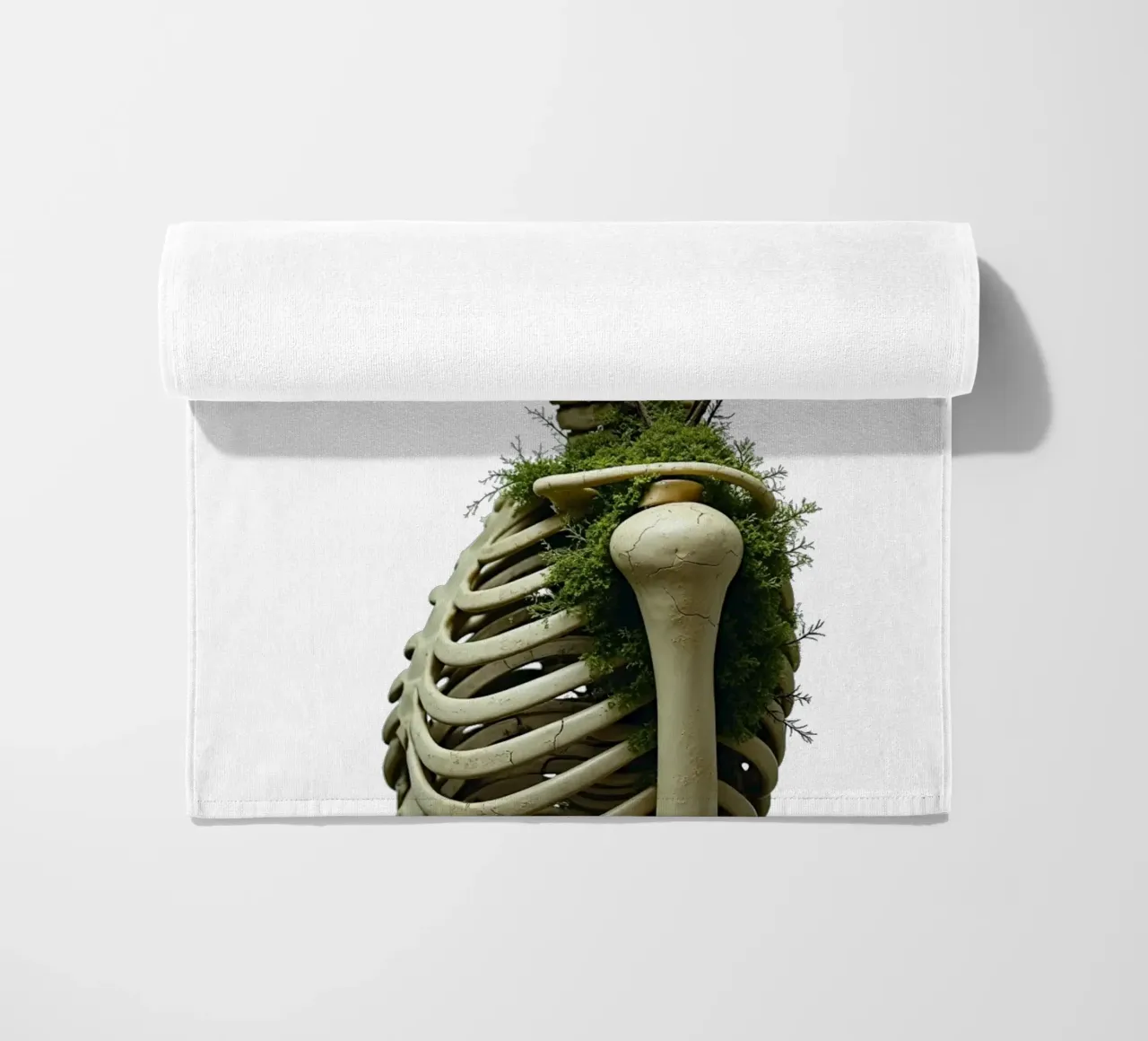 She Grew Anyway beach towel by Dustlight Atelier