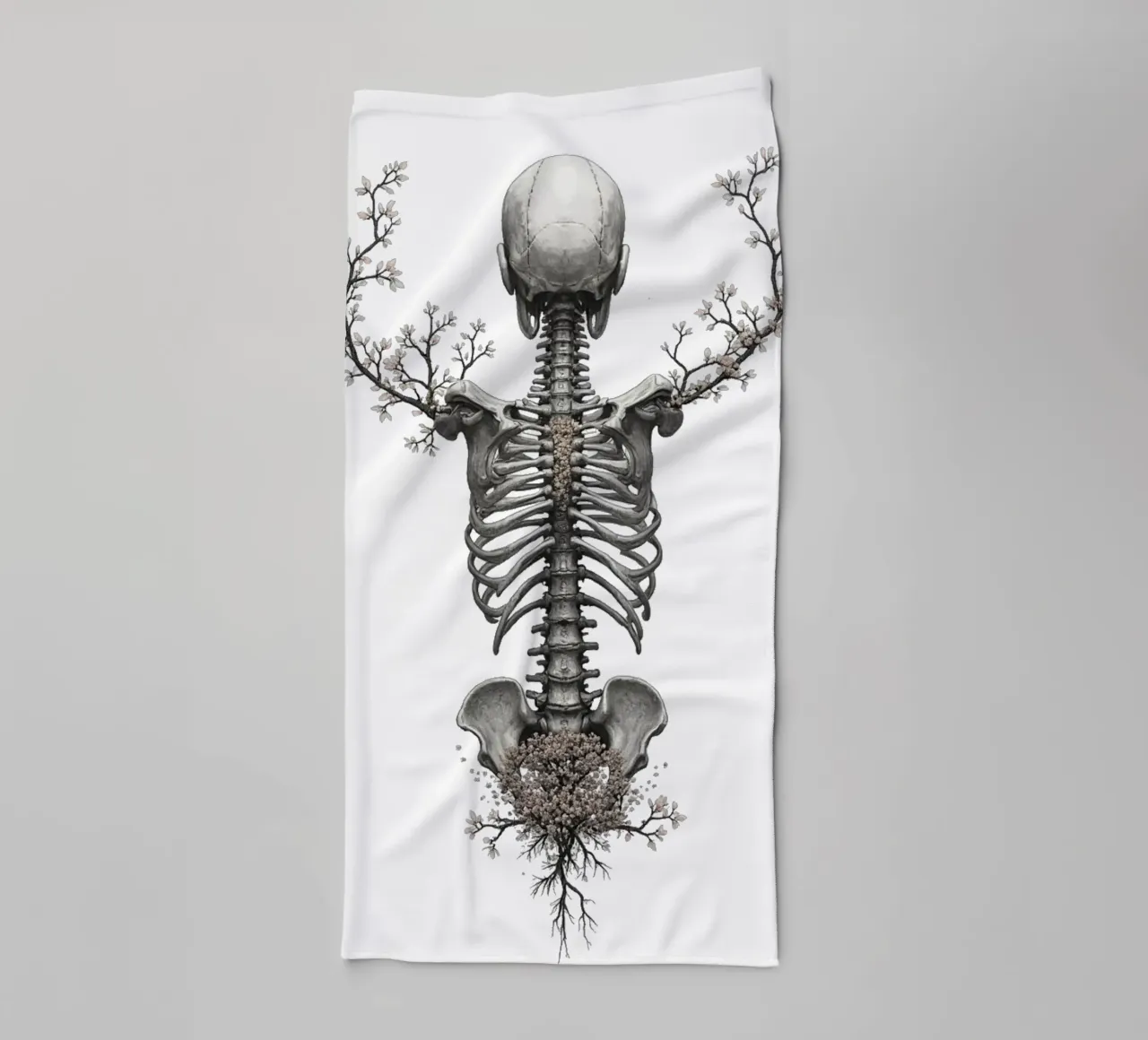 The Bloom Line towel by Dustlight Atelier