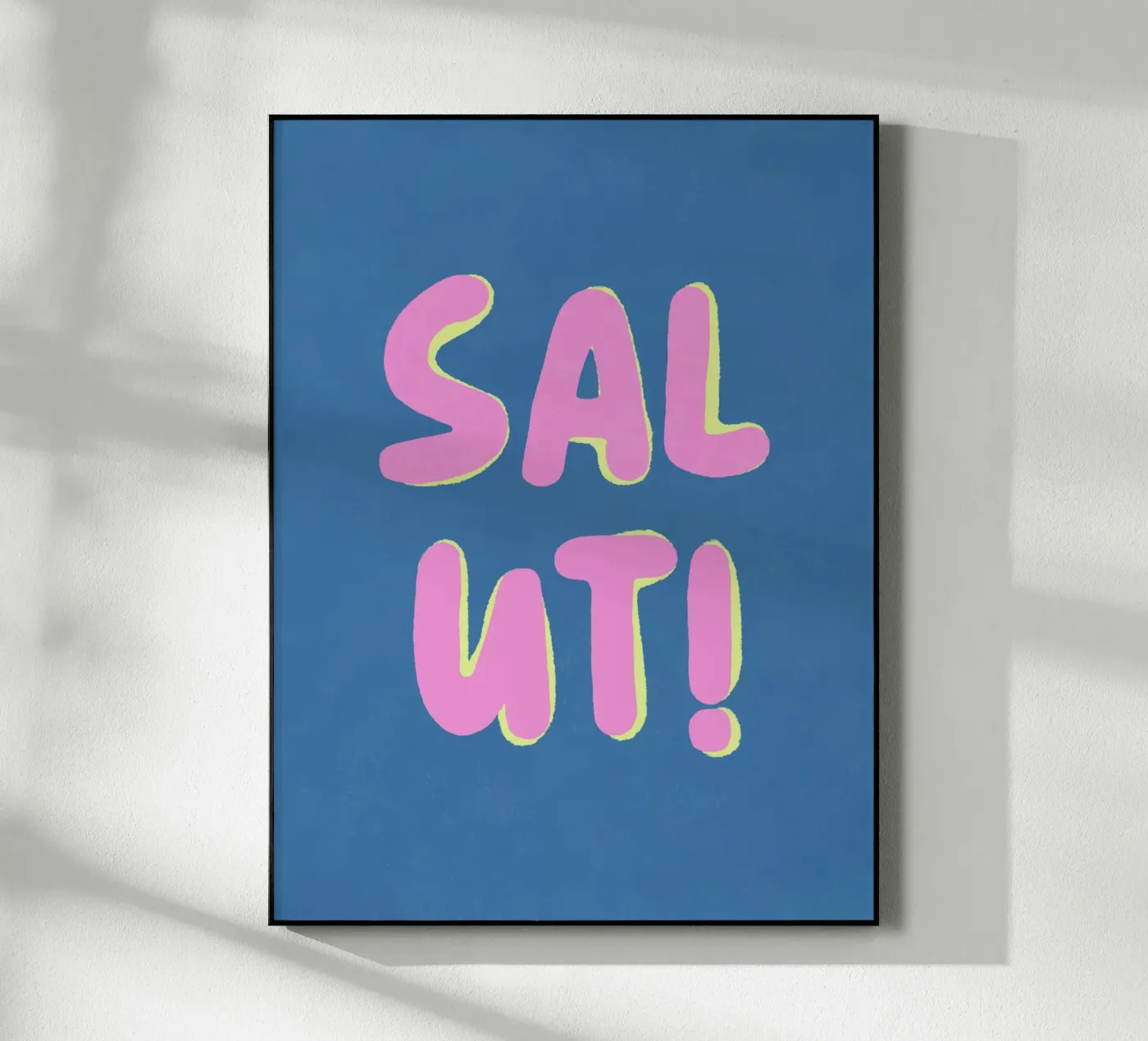 Salute, Pink Pop plexiglass da Carinaprint