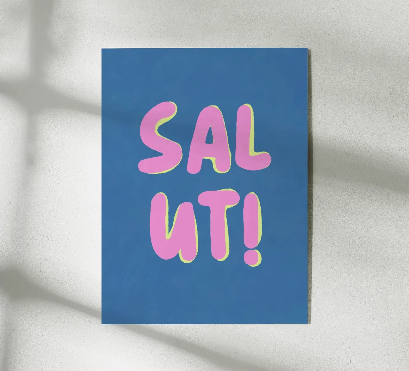 Salute, Pink Pop plexiglass da Carinaprint