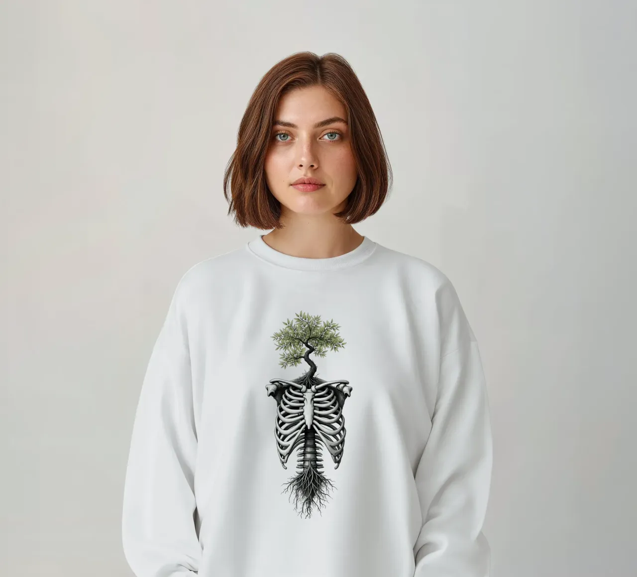 De boom herinnert zich sweatshirt van Dustlight Atelier