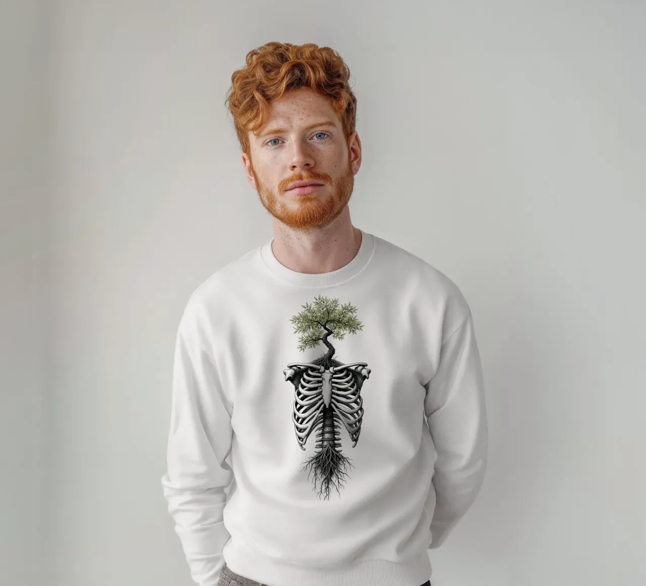 De boom herinnert zich sweatshirt van Dustlight Atelier