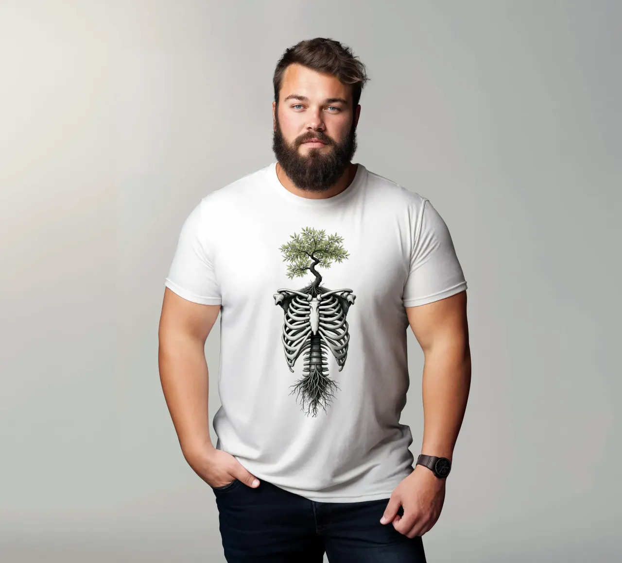 L'albero ricorda t-shirt da Dustlight Atelier