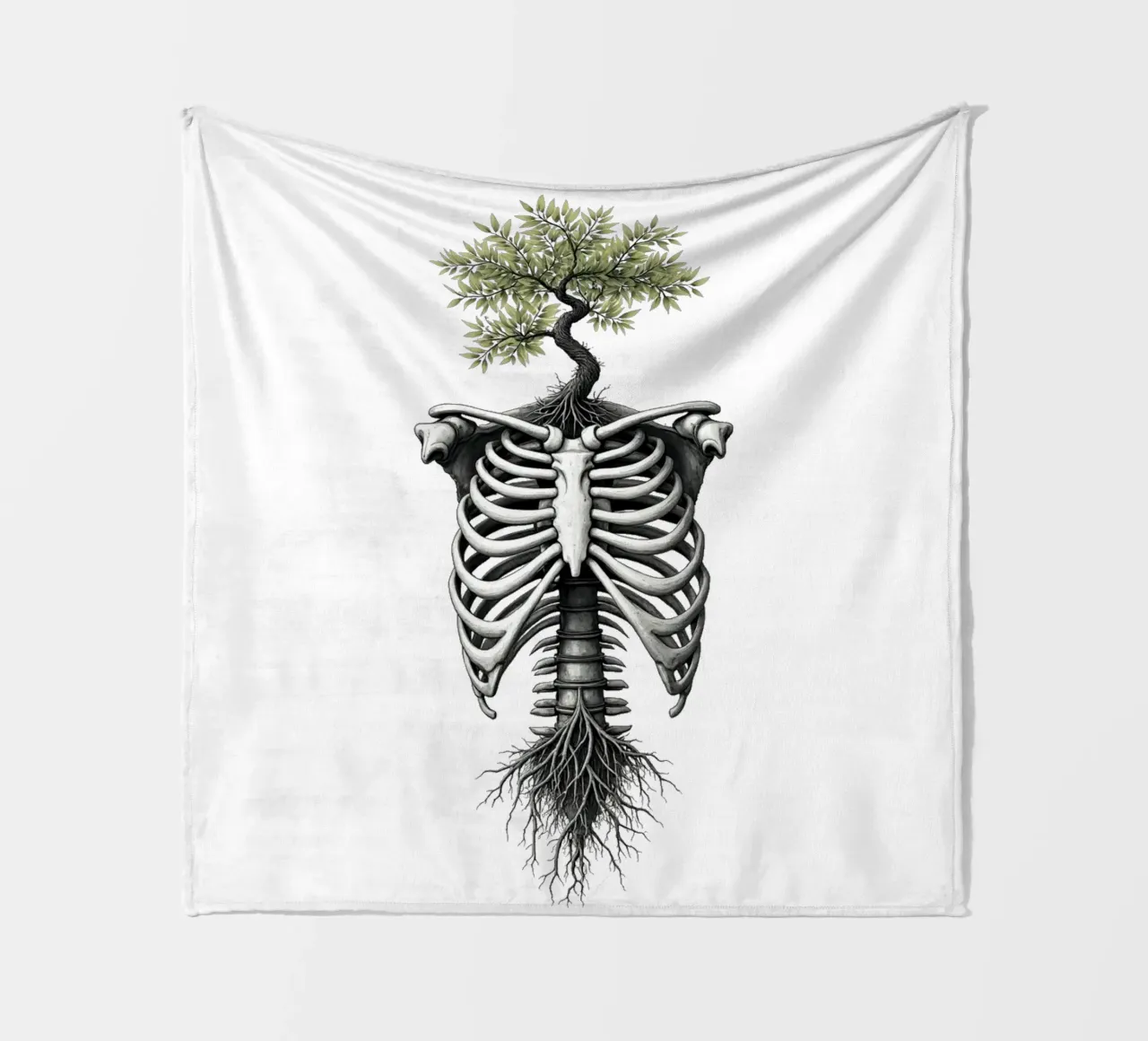 L'albero ricorda coperta in pile da Dustlight Atelier