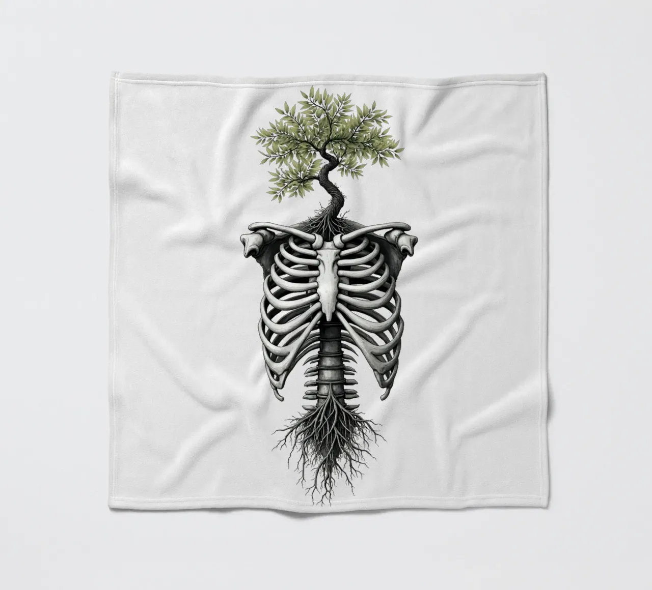 L'albero ricorda coperta in pile da Dustlight Atelier