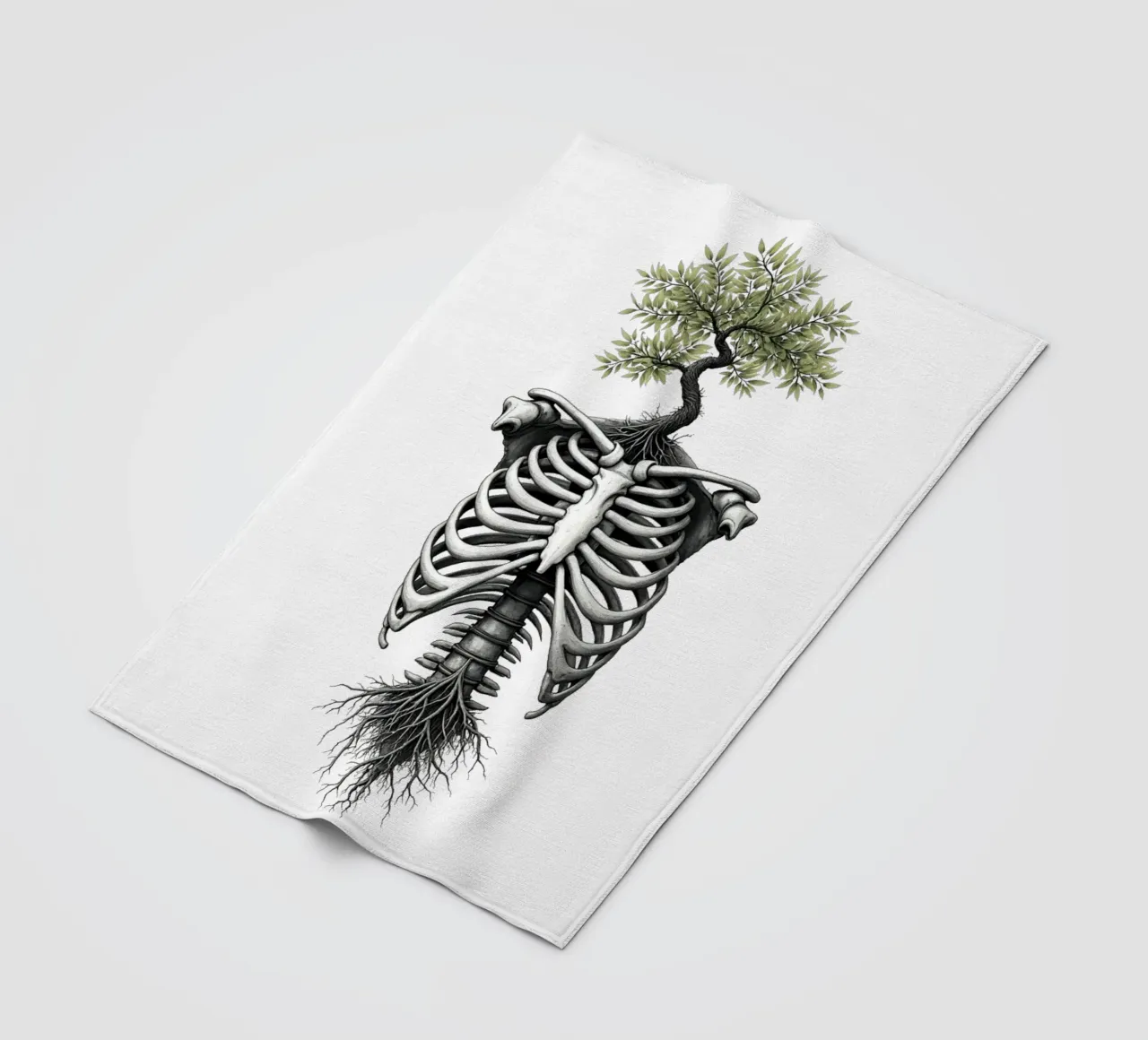 L'albero ricorda coperta in pile da Dustlight Atelier