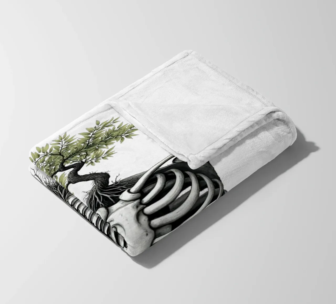 L'albero ricorda coperta in pile da Dustlight Atelier