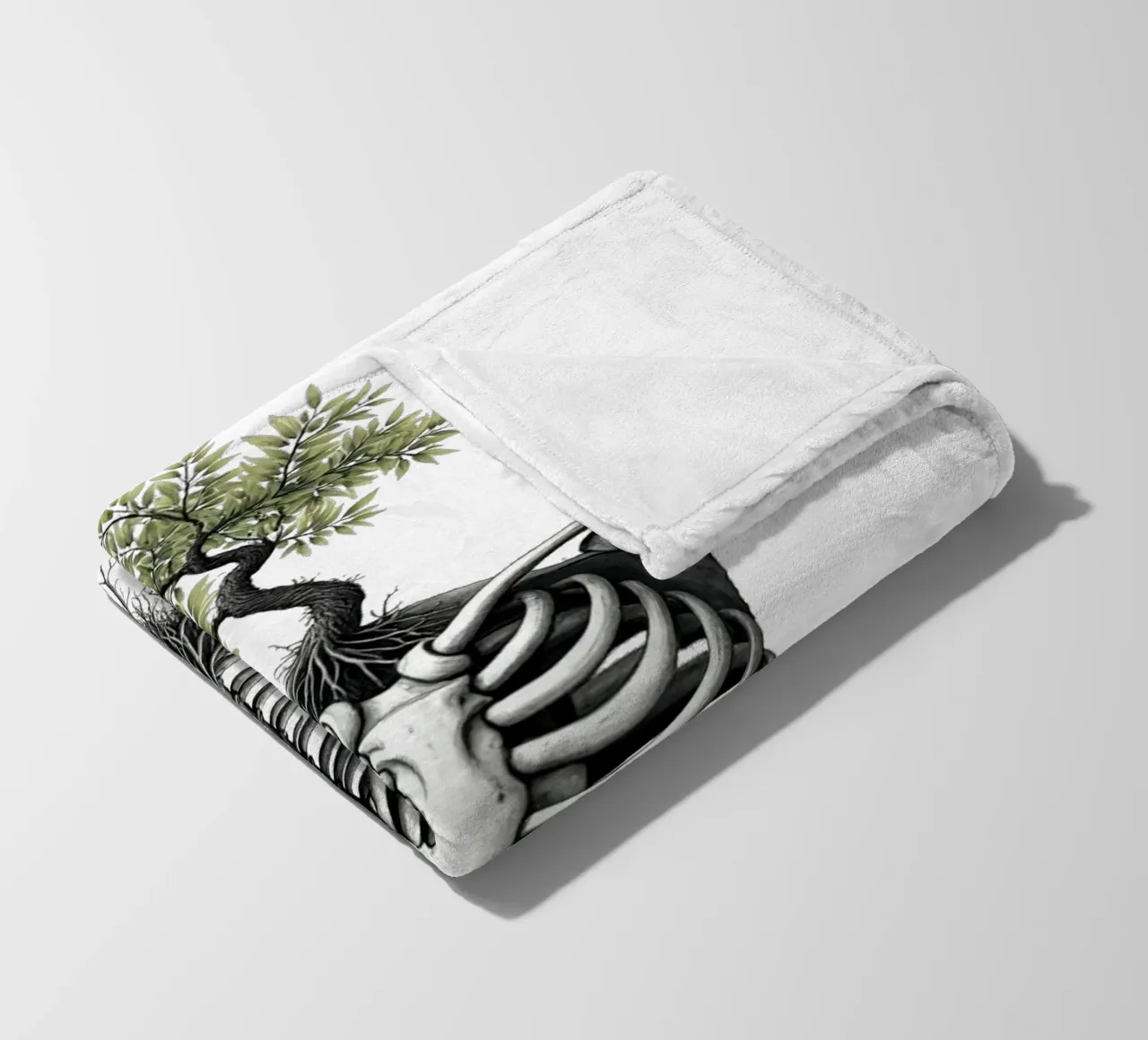L'albero ricorda coperta in pile da Dustlight Atelier