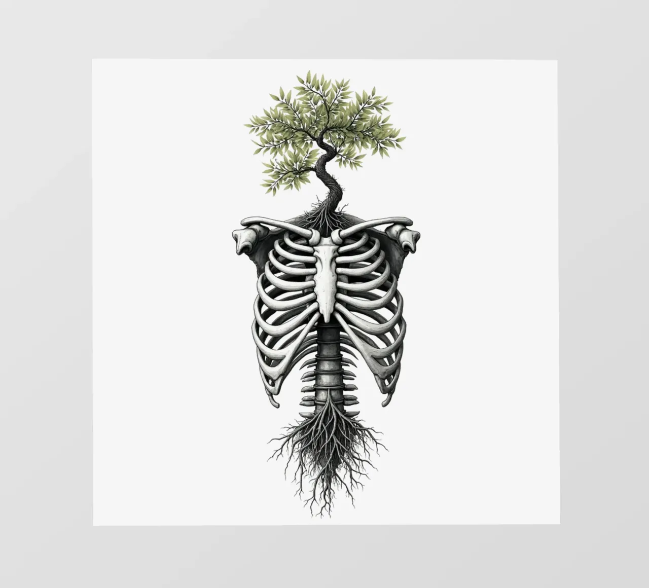 L'albero ricorda telo in pvc da Dustlight Atelier