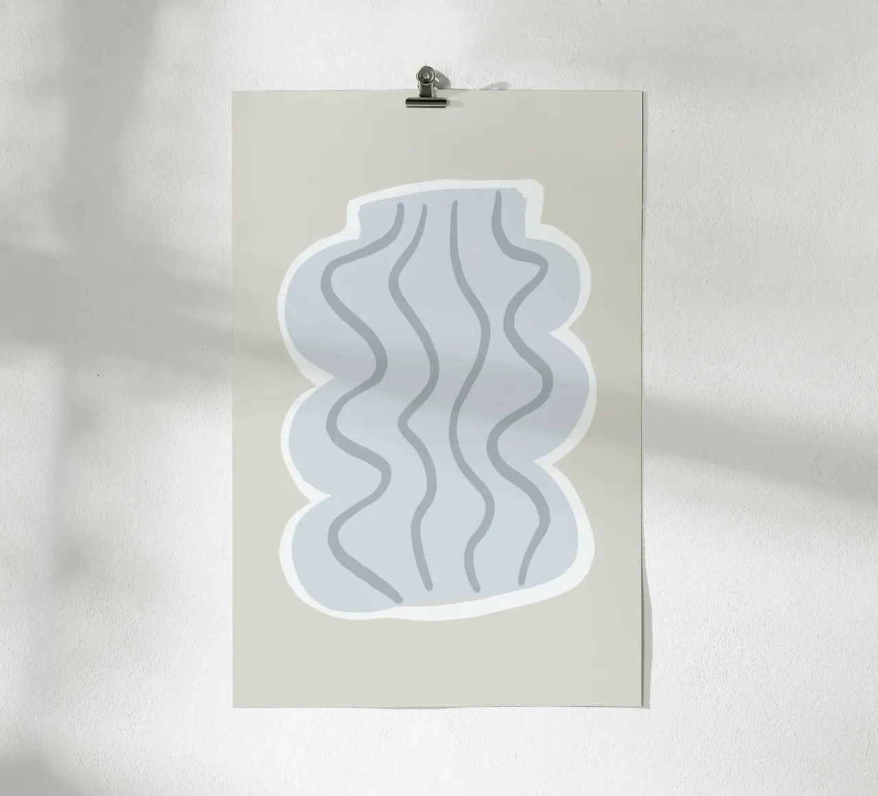 Vases No3 poster con telaio in plastica da KRUTH DESIGN