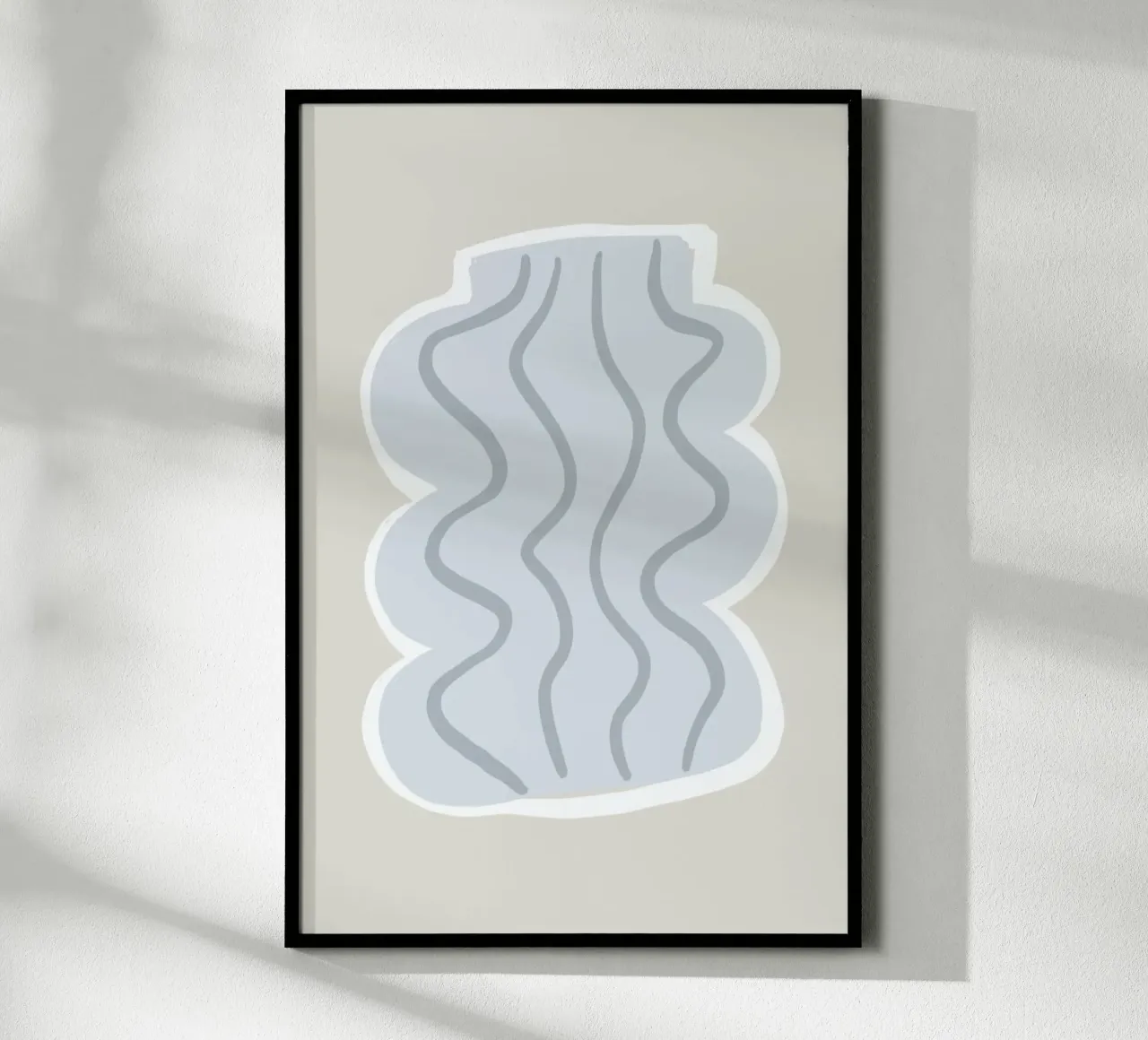 Vases No3 poster con telaio in plastica da KRUTH DESIGN