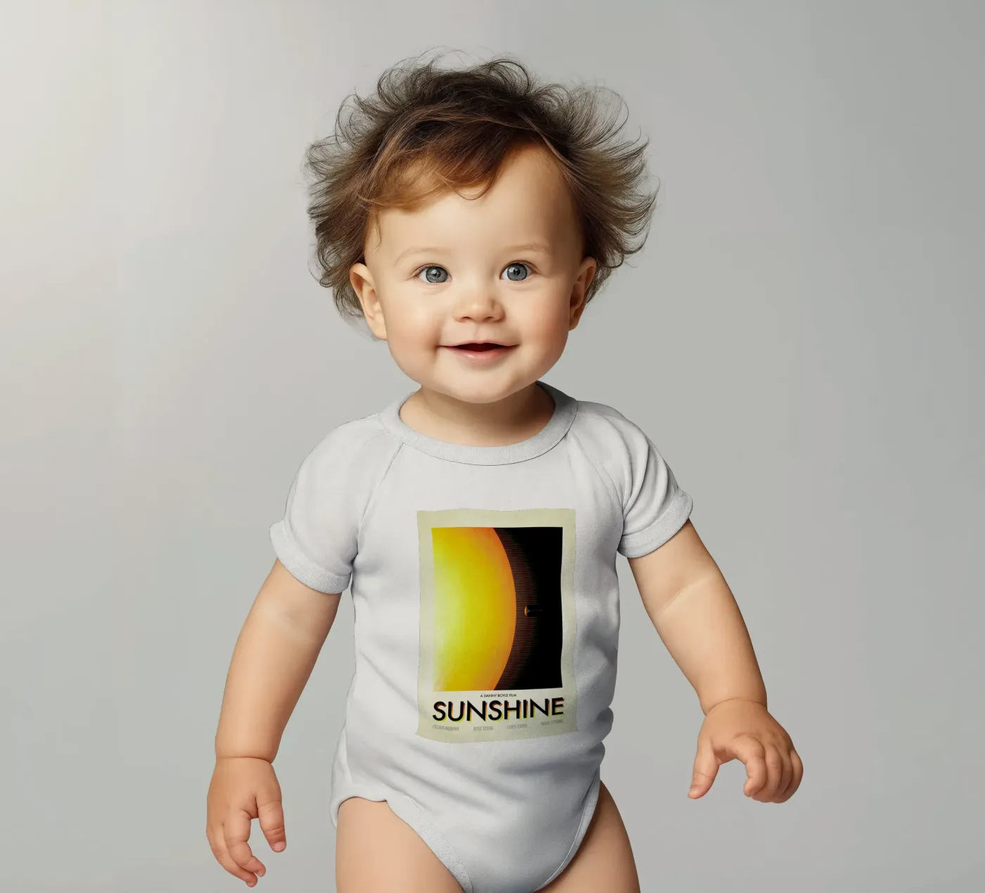 Sunshine babyrompertje korte mouwen van Victorsbeard