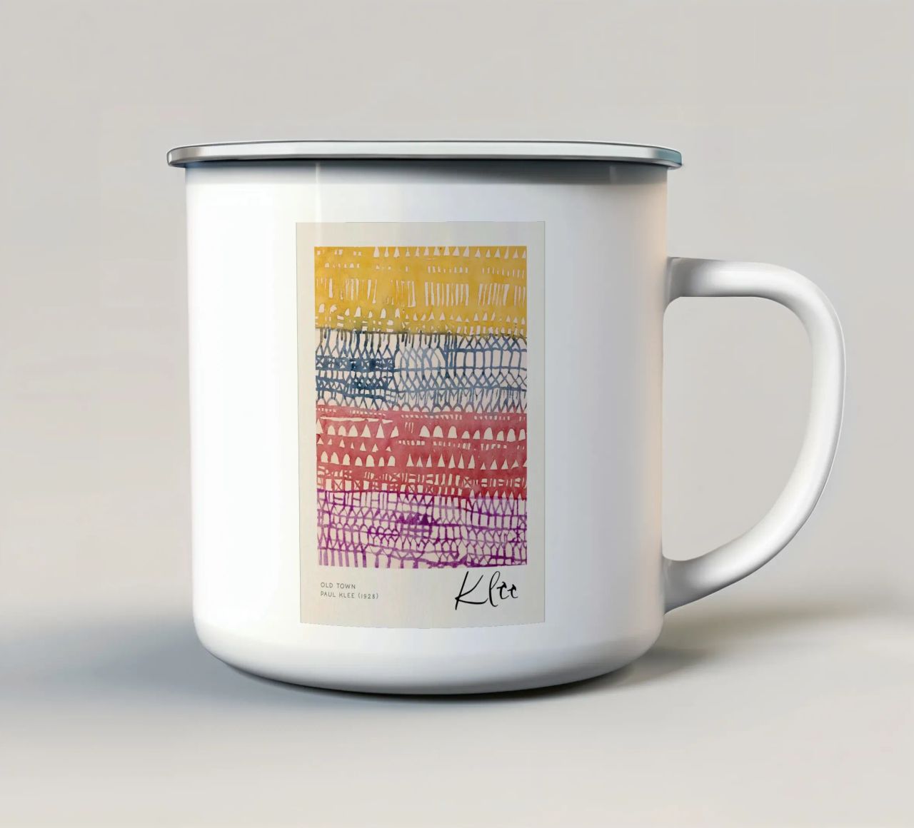 Old Town tazza in smalto da Alana Gallerie