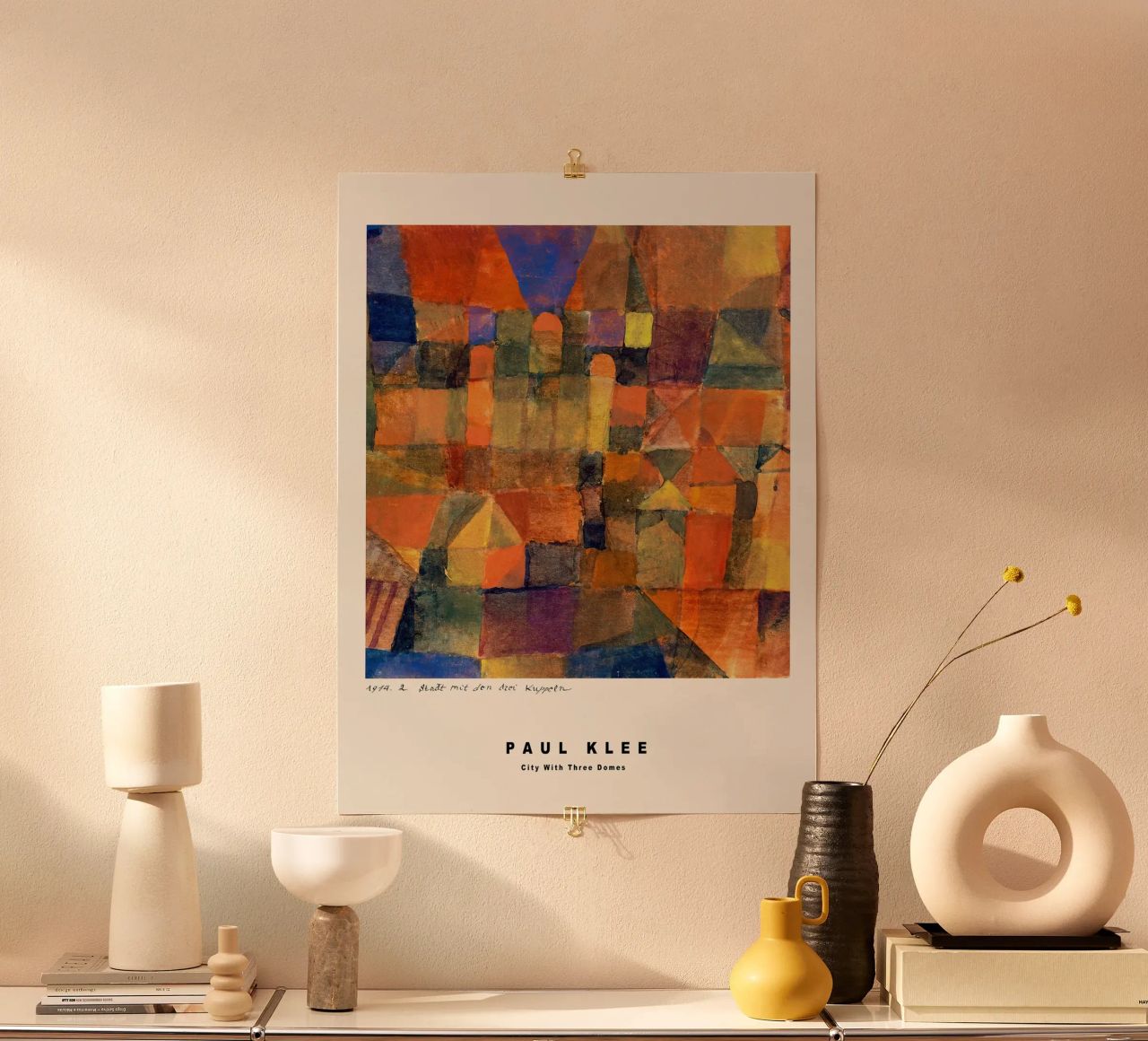 City With Three Domes poster by Alana Gallerie