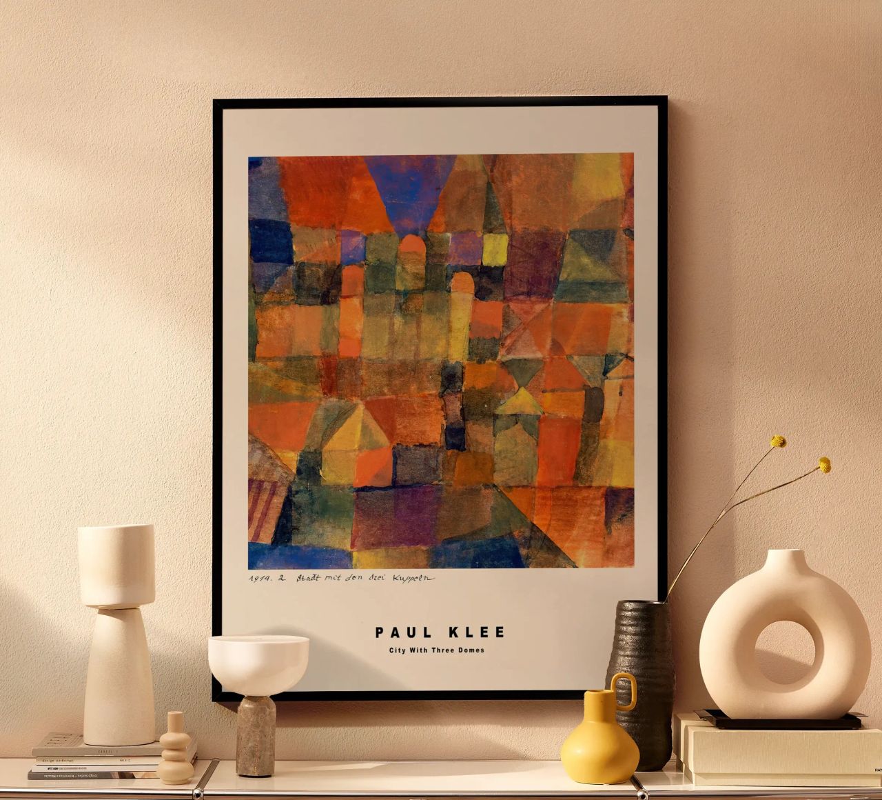 City With Three Domes poster by Alana Gallerie