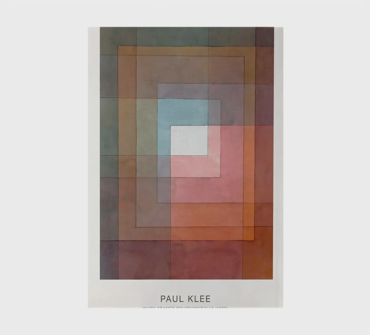 White Framed Polyphonically notitieboek van Alana Gallerie