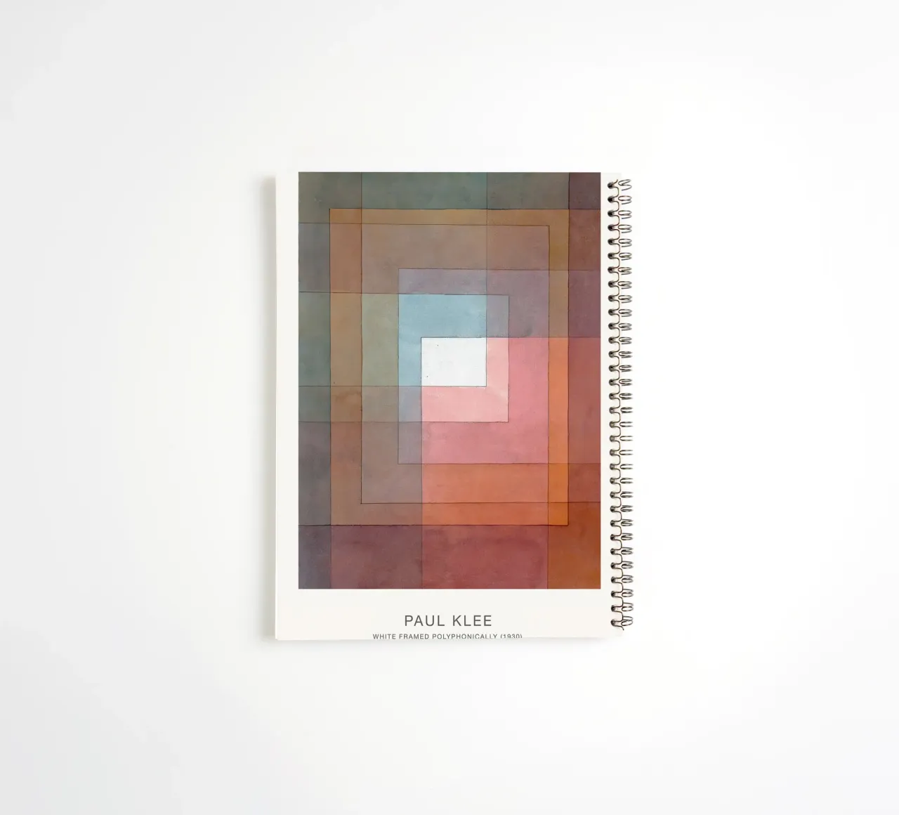 White Framed Polyphonically diario ad anelli da Alana Gallerie
