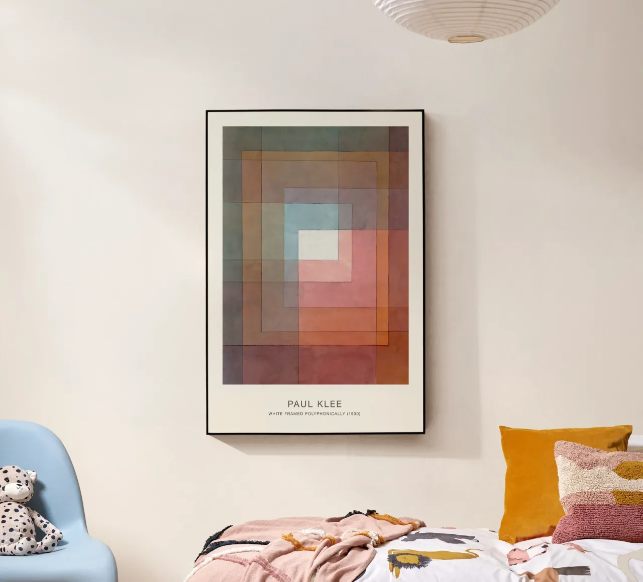 White Framed Polyphonically metacrilato de Alana Gallerie