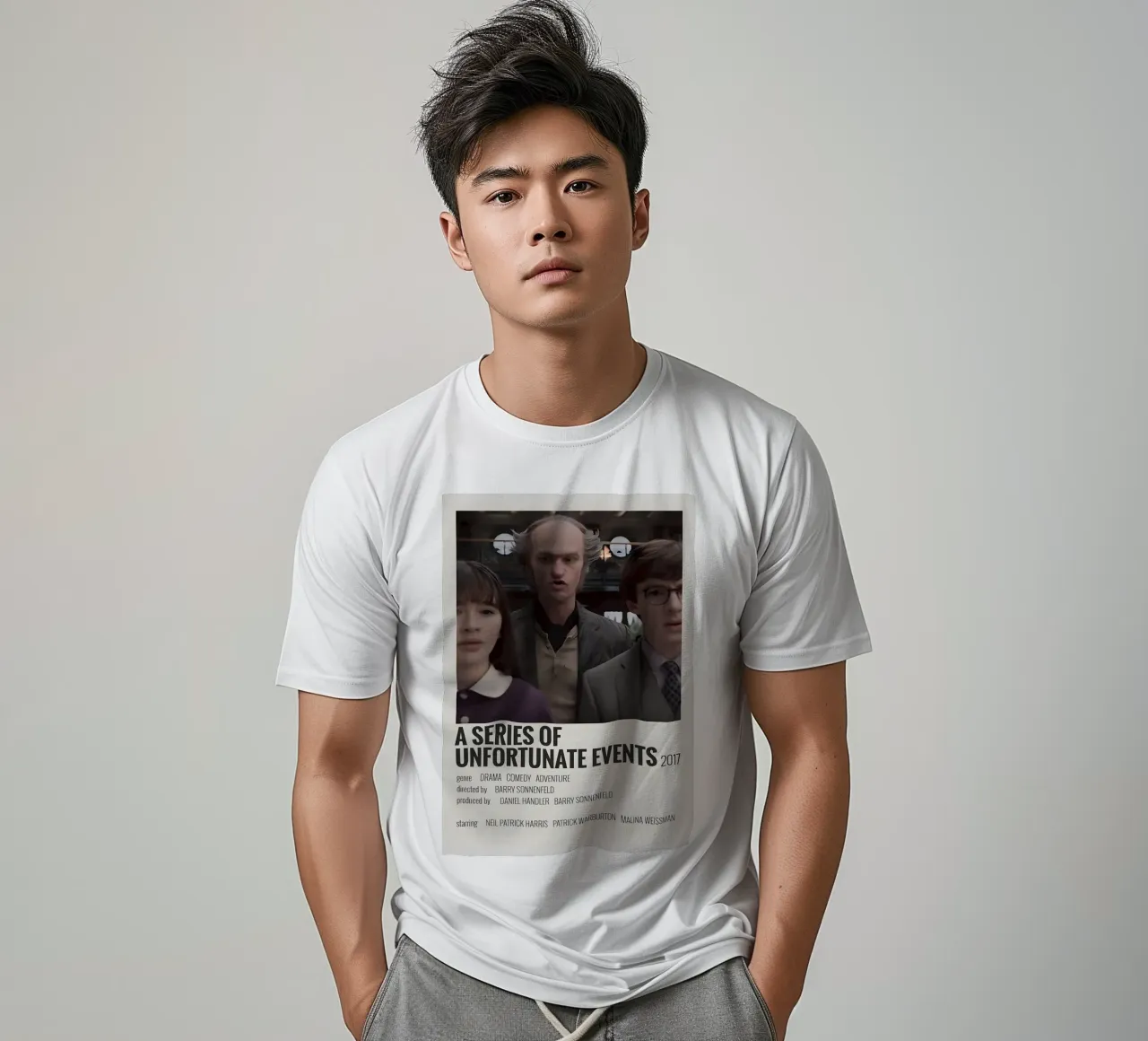 A SERIES OF UNFORTUNATE EVENTS 2017 t-shirt da MVFminimalist