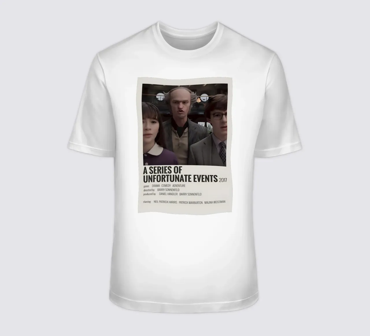 A SERIES OF UNFORTUNATE EVENTS 2017 t-shirt da MVFminimalist