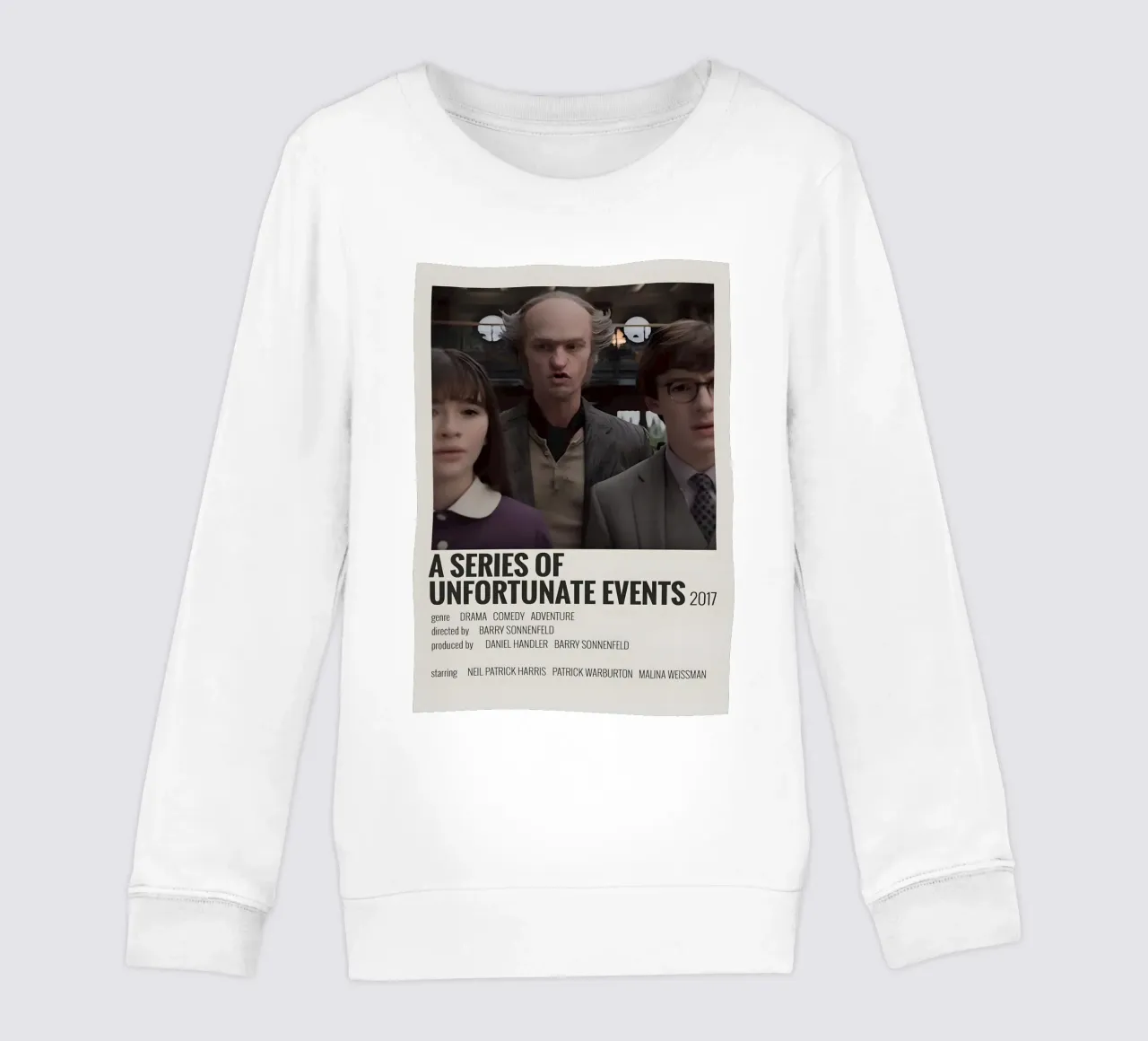 A SERIES OF UNFORTUNATE EVENTS 2017 felpa bambino da MVFminimalist