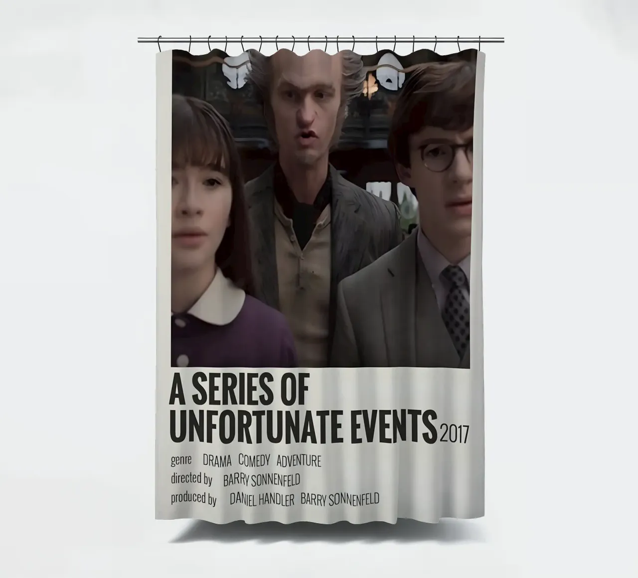 A SERIES OF UNFORTUNATE EVENTS 2017 tenda da doccia da MVFminimalist