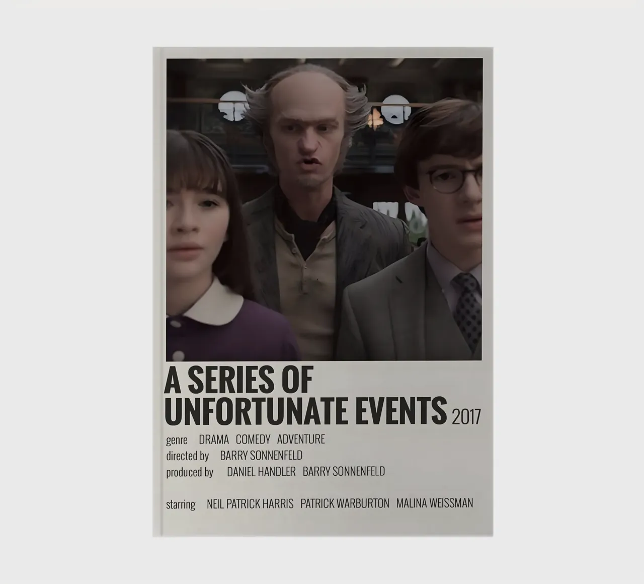 A SERIES OF UNFORTUNATE EVENTS 2017 notebook by MVFminimalist