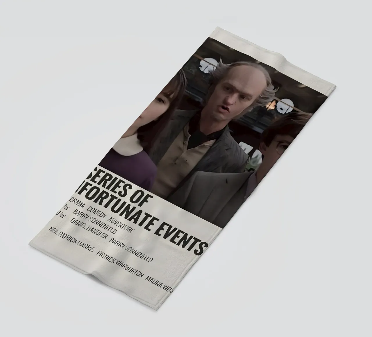 A SERIES OF UNFORTUNATE EVENTS 2017 telo mare da MVFminimalist