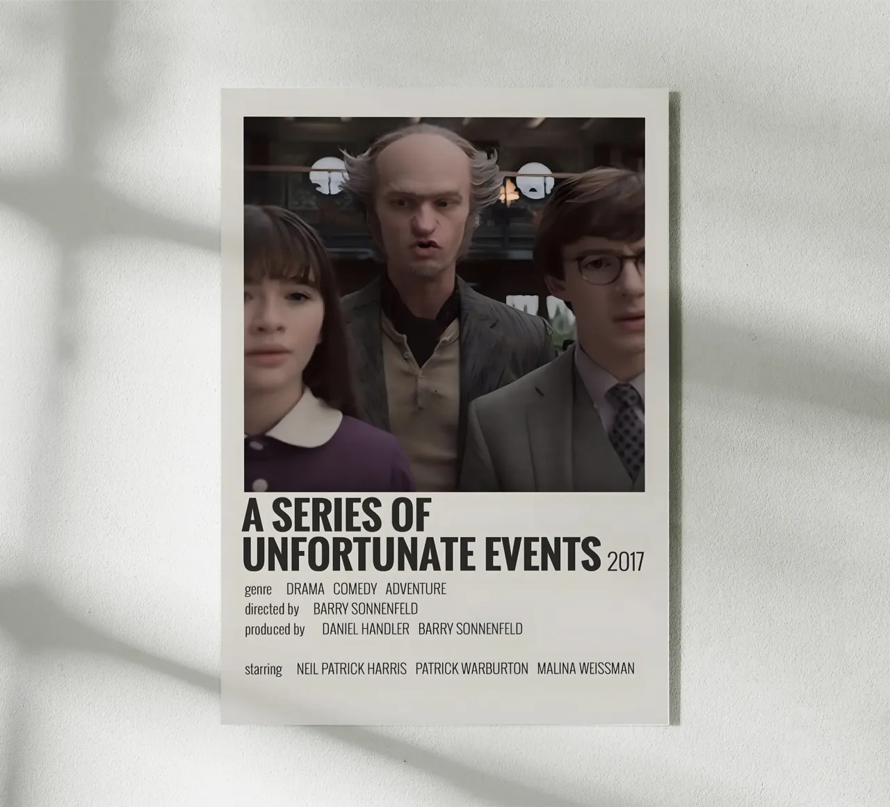 A SERIES OF UNFORTUNATE EVENTS 2017 plexiglass da MVFminimalist