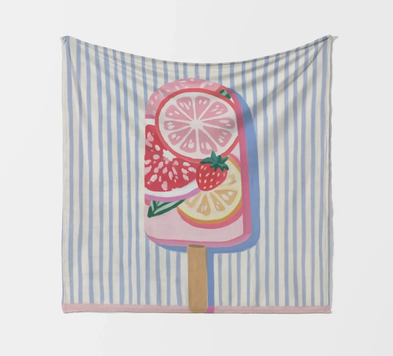 Gelato divertente con la frutta coperta in pile da Carinaprint