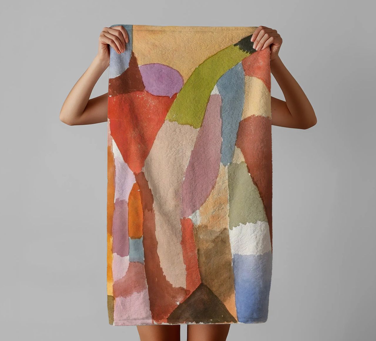movement of vaulted chambers serviette de bain de Melanie Tintilier