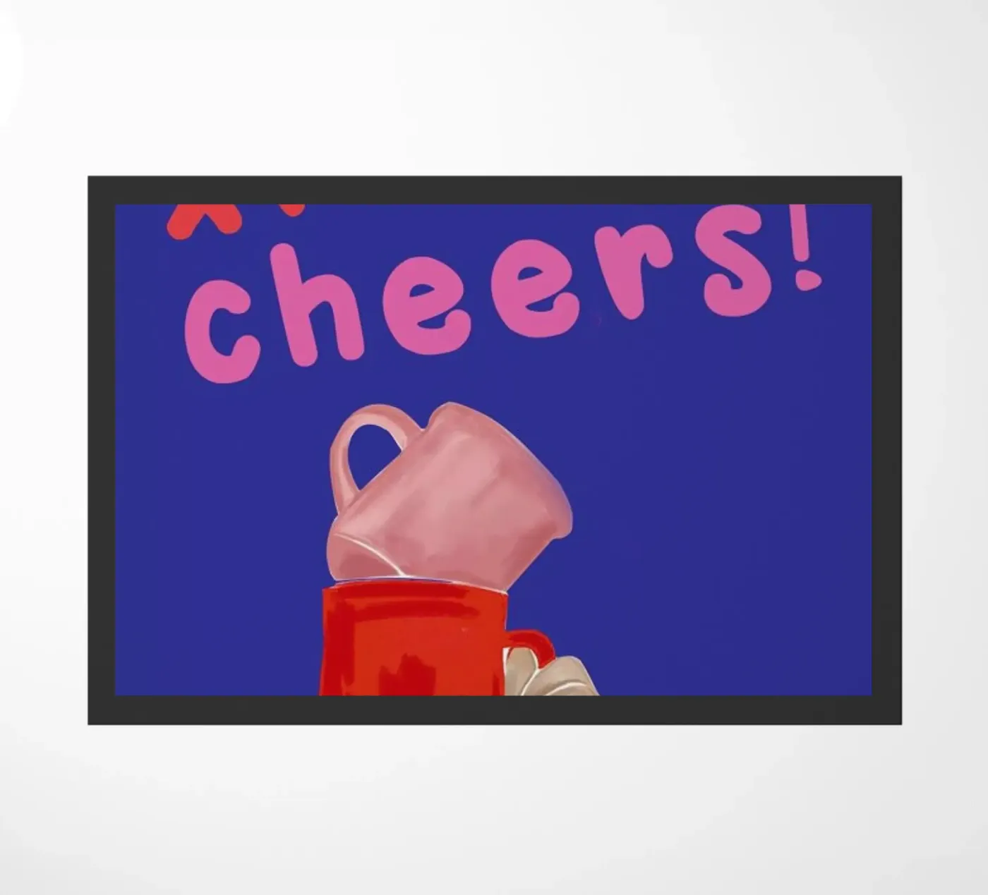 Cheers doormat by XOXO Arte