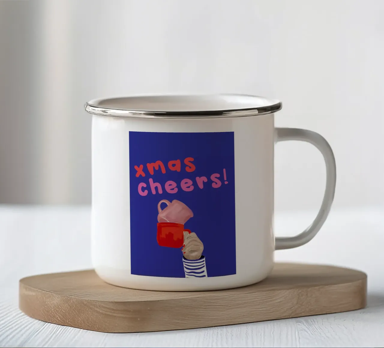 Cheers tazza in smalto da XOXO Arte