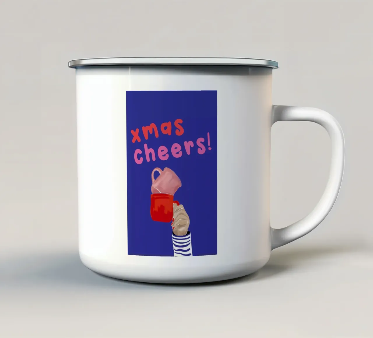 Cheers tazza in smalto da XOXO Arte
