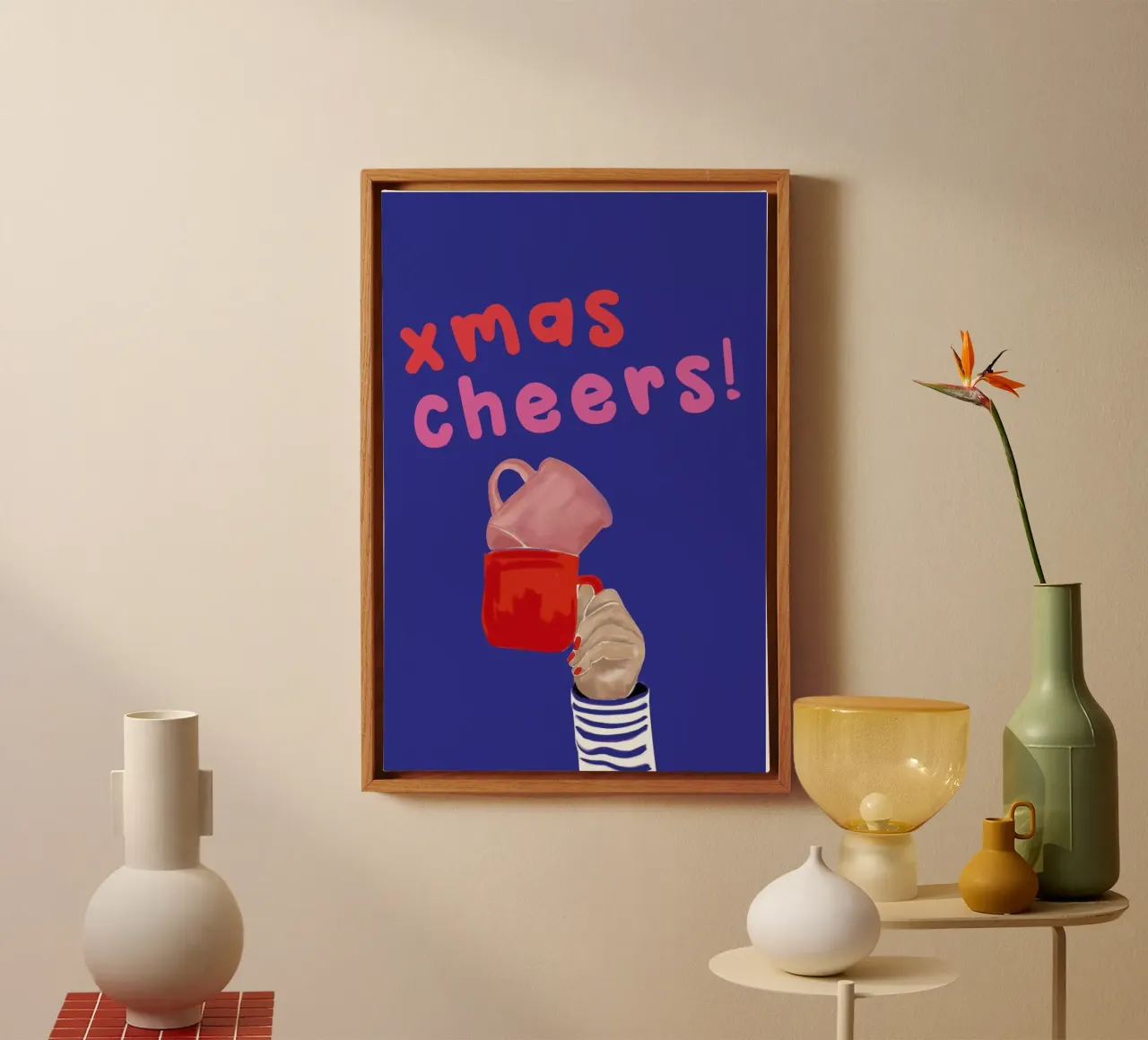 Cheers canvas met Baklijst van XOXO Arte