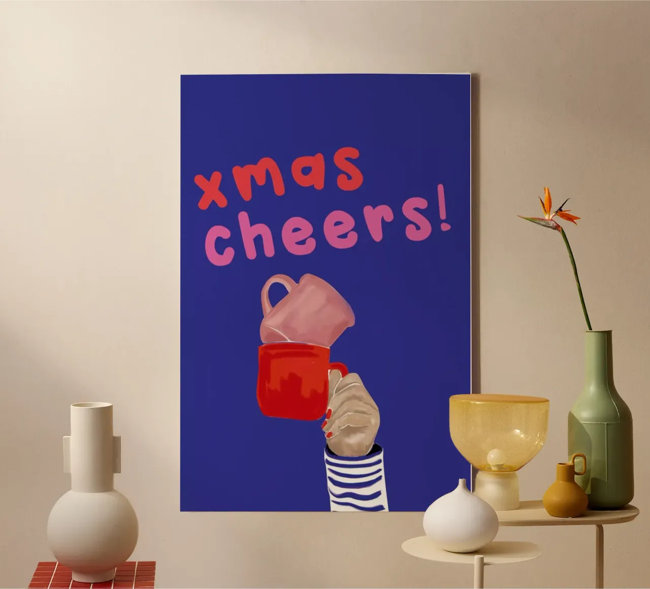 Cheers canvas met Baklijst van XOXO Arte