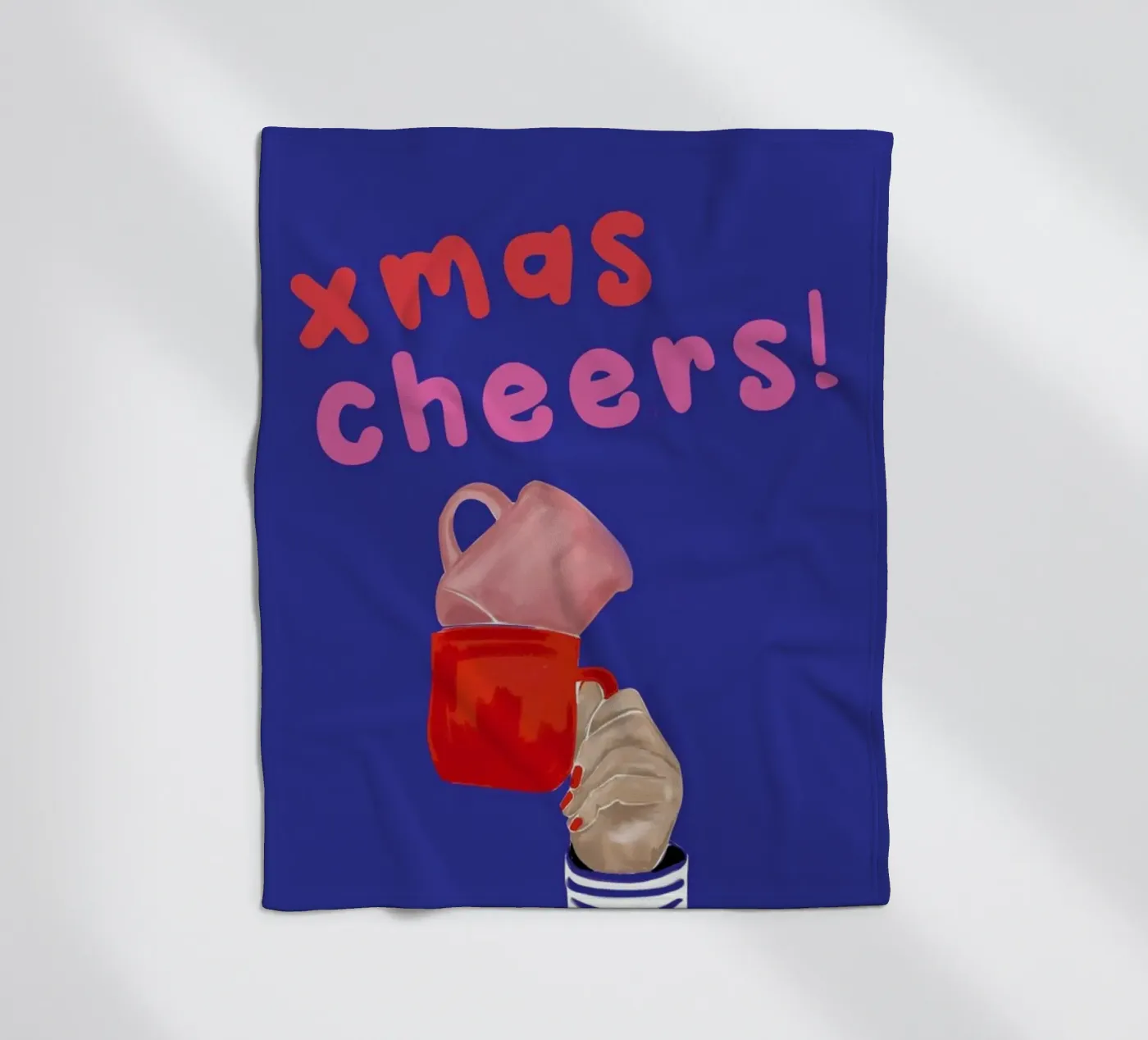 Cheers Fleecedecke von XOXO Arte